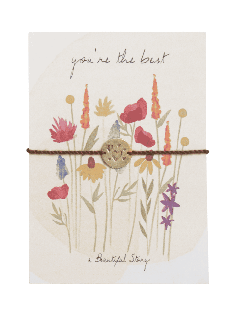 Schmuck - Postkarte, Flower Field