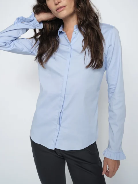 Bluse - Mattie Flip, Light Blue