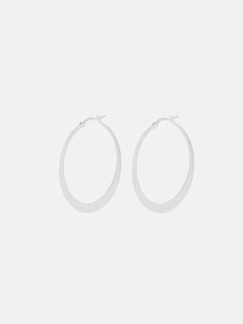 Silber Ohrringe Hoops von Pernille Corydon bei Little Copenhagen
