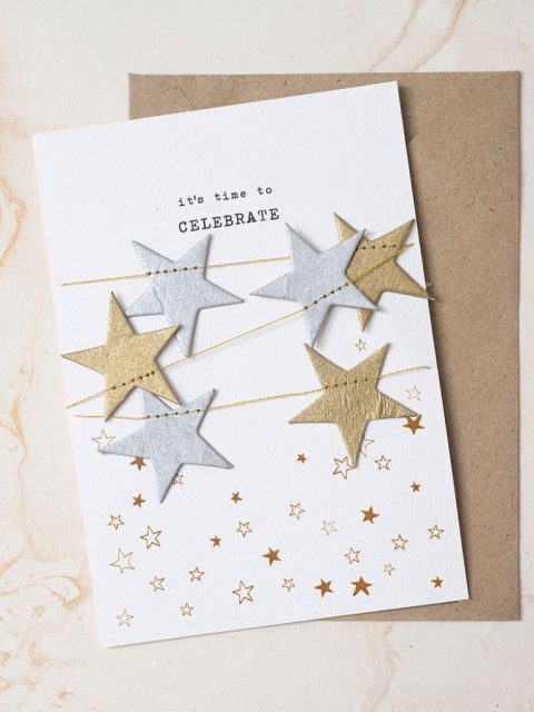 Alternative view of Karte - Garland, Stars