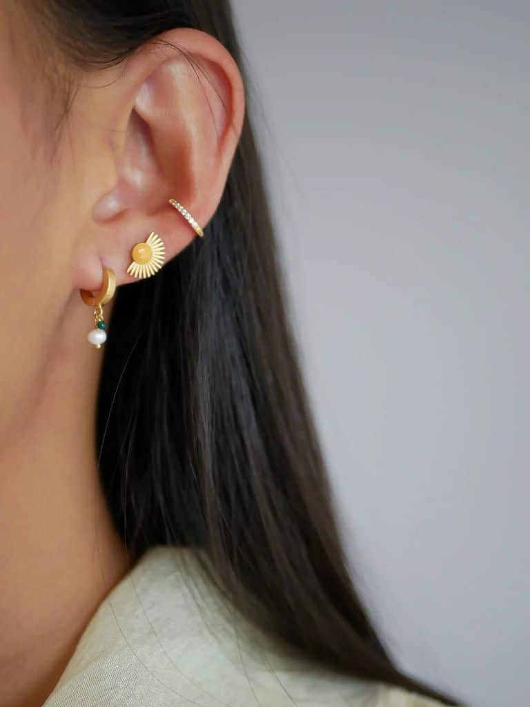 Ohrstecker - Stud Soleil, Clementine – Bild 2