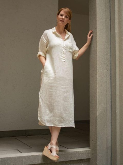 Tunika - Sophie, Egg Shell