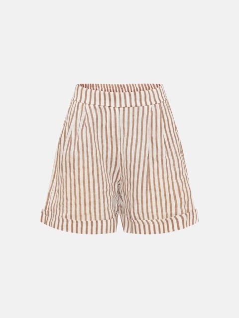 Shorts - Caramel Stripe