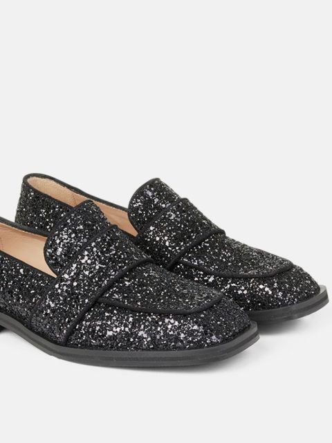 Alternative view of Loafer - Katrine, Black Glitter