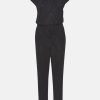 Schwarzer Glitzer Jumpsuit von der Marke Pulz.