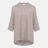 17661, Shirt, Linen - Nougat 1