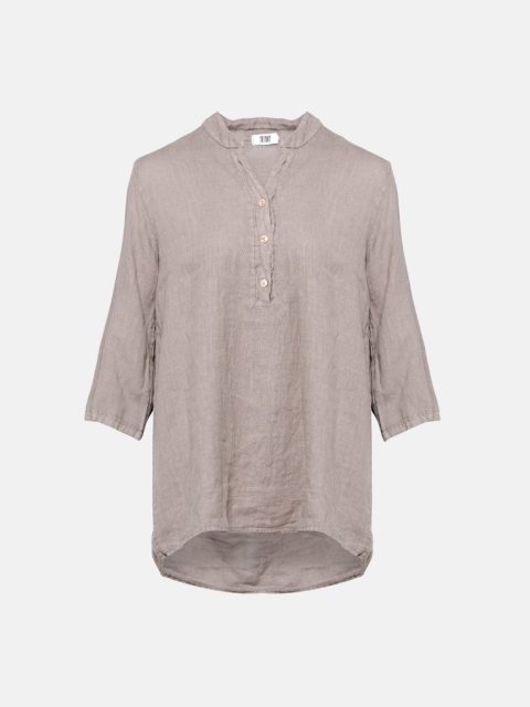 17661, Shirt, Linen - Nougat 1
