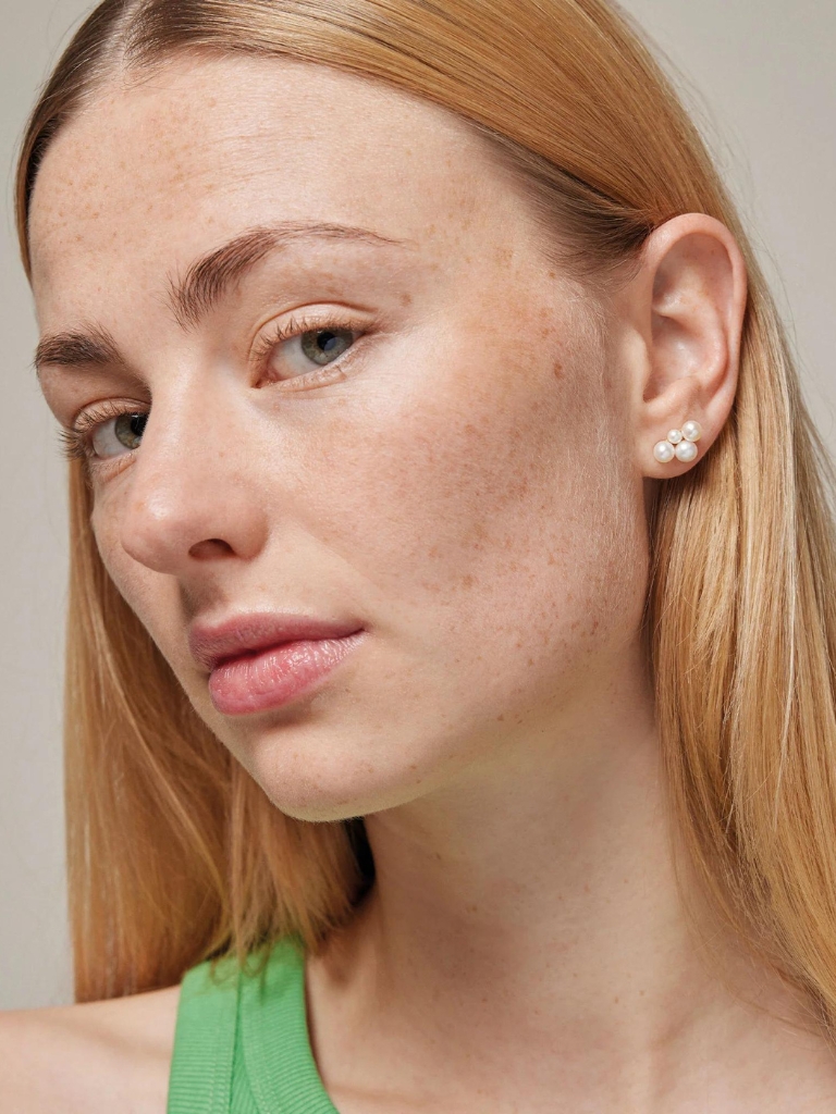 Ohrring - Studs, Mae, Pearl – Bild 2