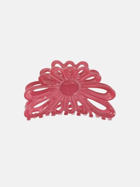 Haarspange - Flower claw 8cm, Rose Pink