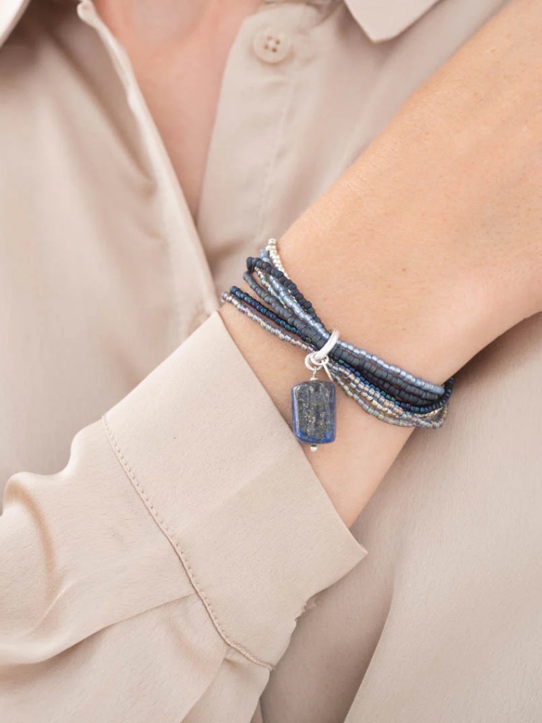 Armband - Nirmala Lapis Lazuli SC, Silver – Bild 2