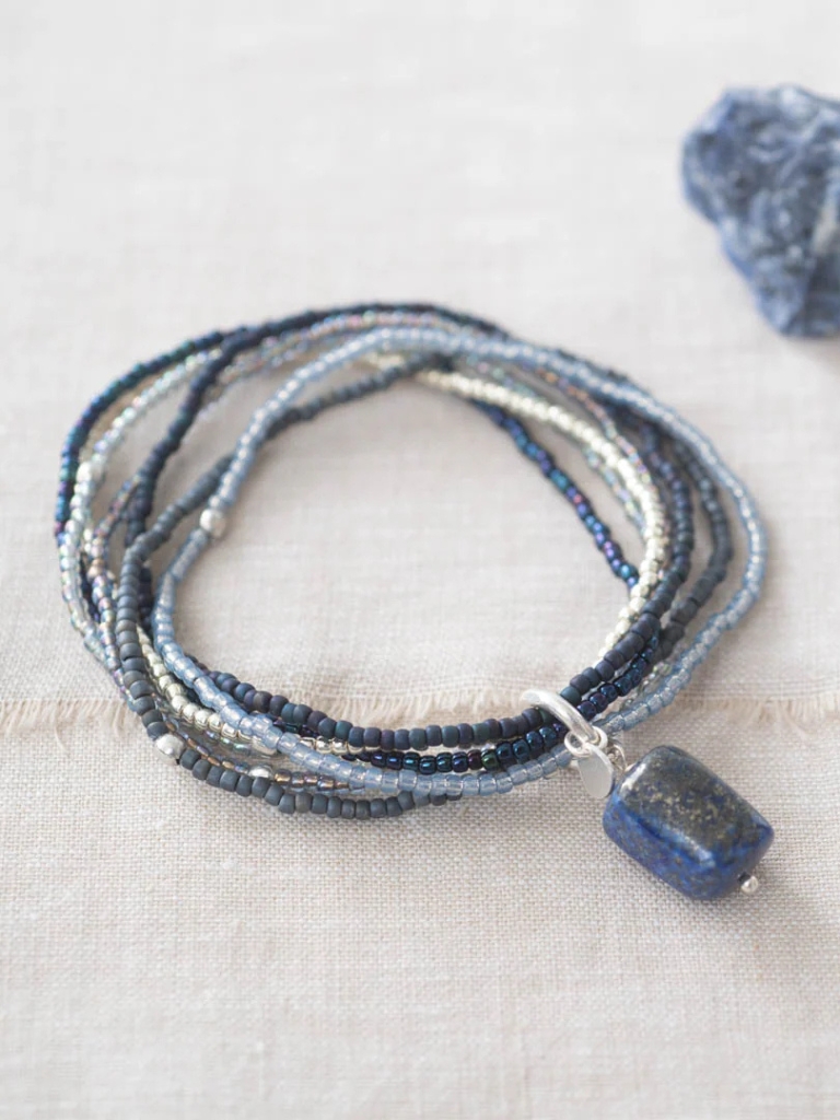 Armband - Nirmala Lapis Lazuli SC, Silver – Bild 3