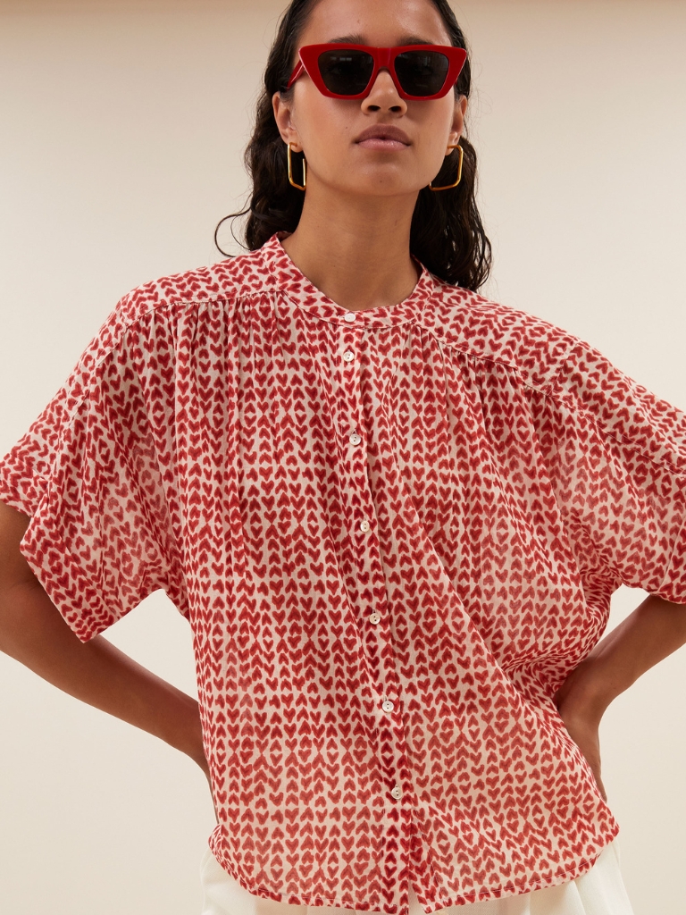 Bluse - Alex, Love Print – Bild 3