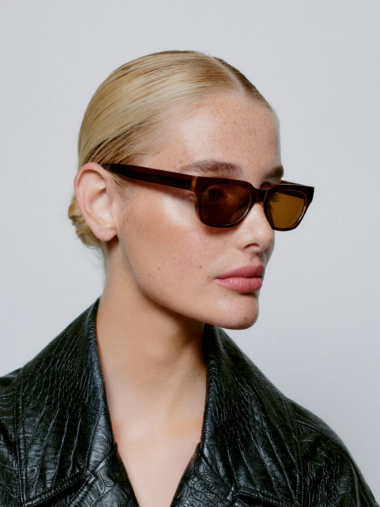 Sonnenbrille - Bror, Demi Light Brown Transparent – Bild 3