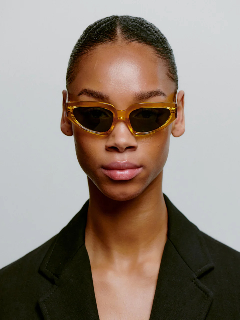 Sonnenbrille - Ella, Yellow Transparent – Bild 2