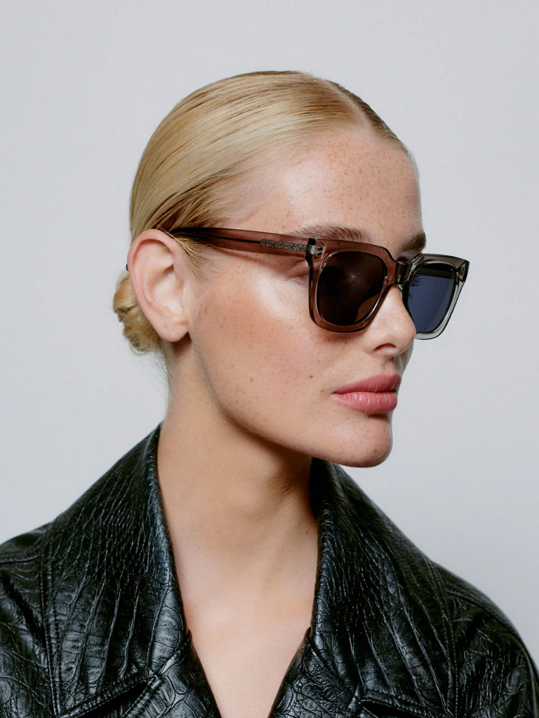 Sonnenbrille - Nancy, Grey Transparent – Bild 3