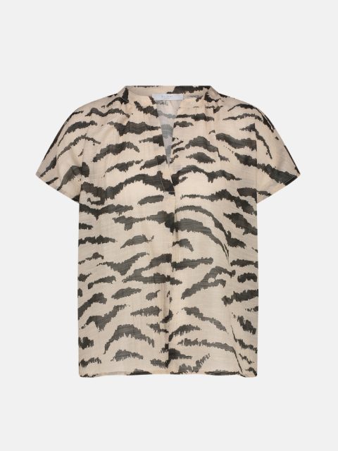 Alternative view of Bluse - Amie Zebra, Sand Zebra Print