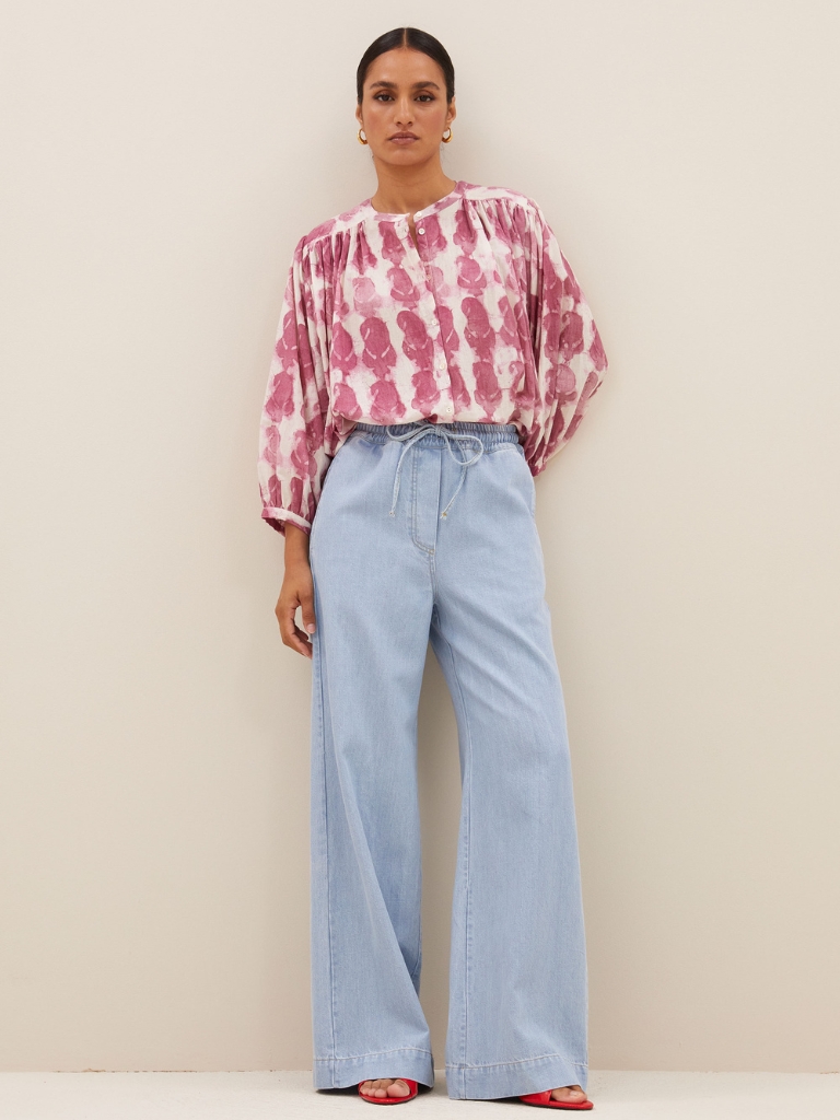 Bluse - Becky Merlot, Merlot Print – Bild 2