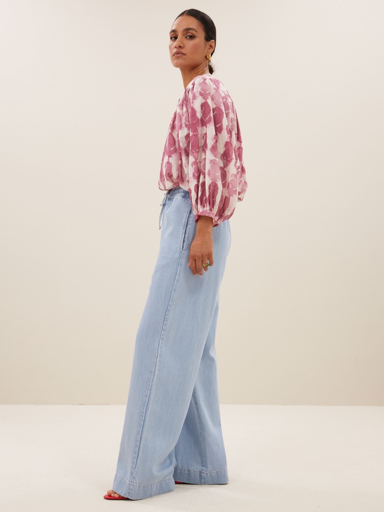 Bluse - Becky Merlot, Merlot Print – Bild 3