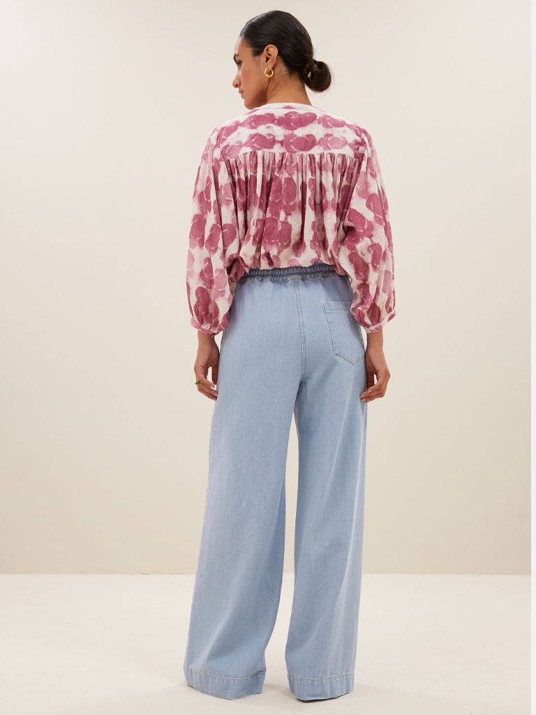 Bluse - Becky Merlot, Merlot Print – Bild 4