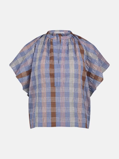 Alternative view of Bluse - Vina Check, Grid Print