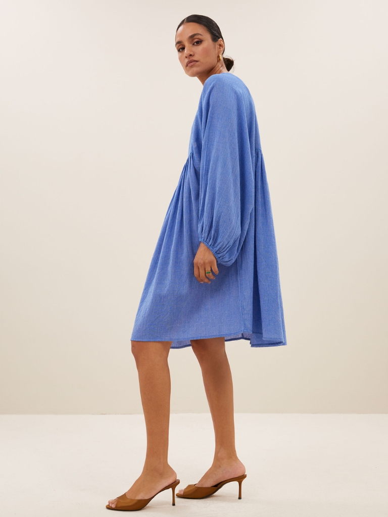 Kleid - Philou Athia, Sapphire Blue – Bild 3