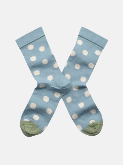 Socken - Chaussette Pois Bleue