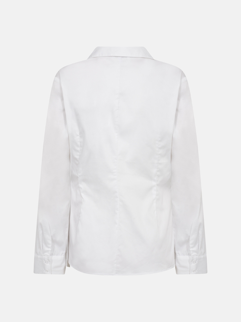 Bluse - LR Isla Solid 1, White – Bild 3