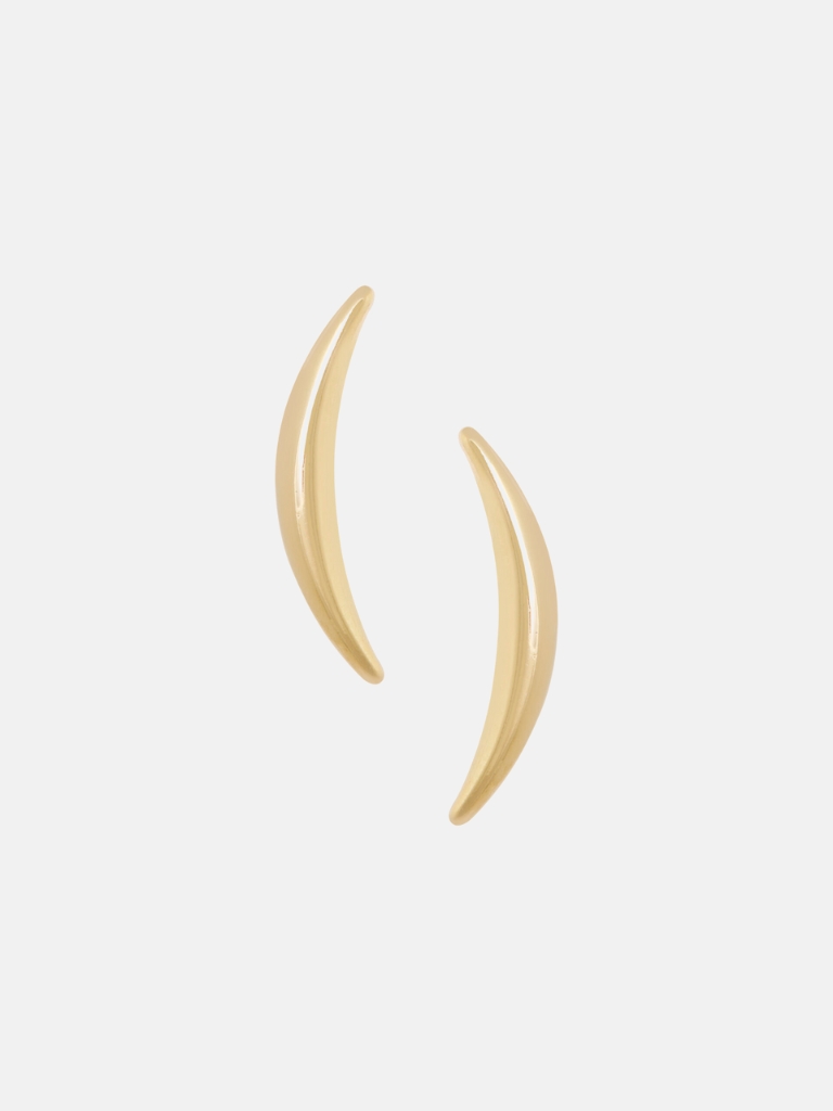 Ohrring - Curved Studs (2.5cm) – Bild 2