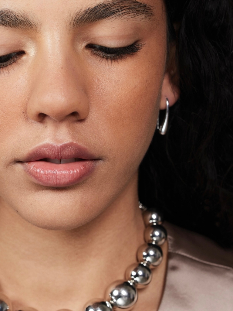 Ohrring - Organic Silver – Bild 3