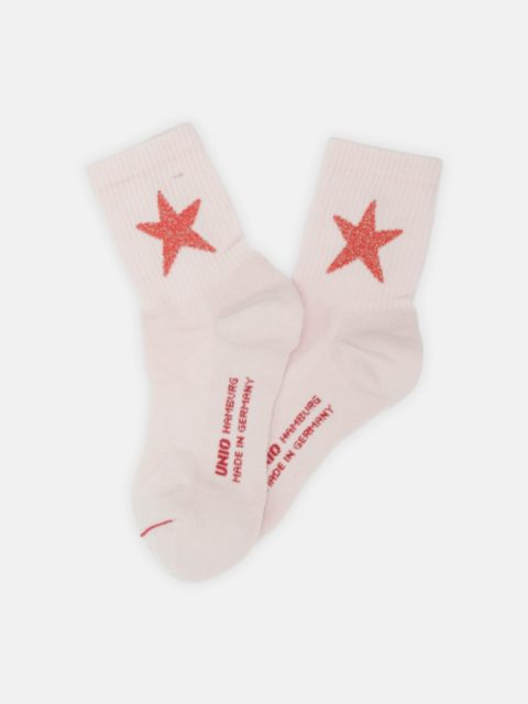 Socken - Mini Stars, Rose Red