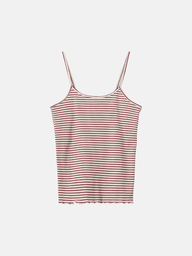 Top - Faunasw, Red Striped