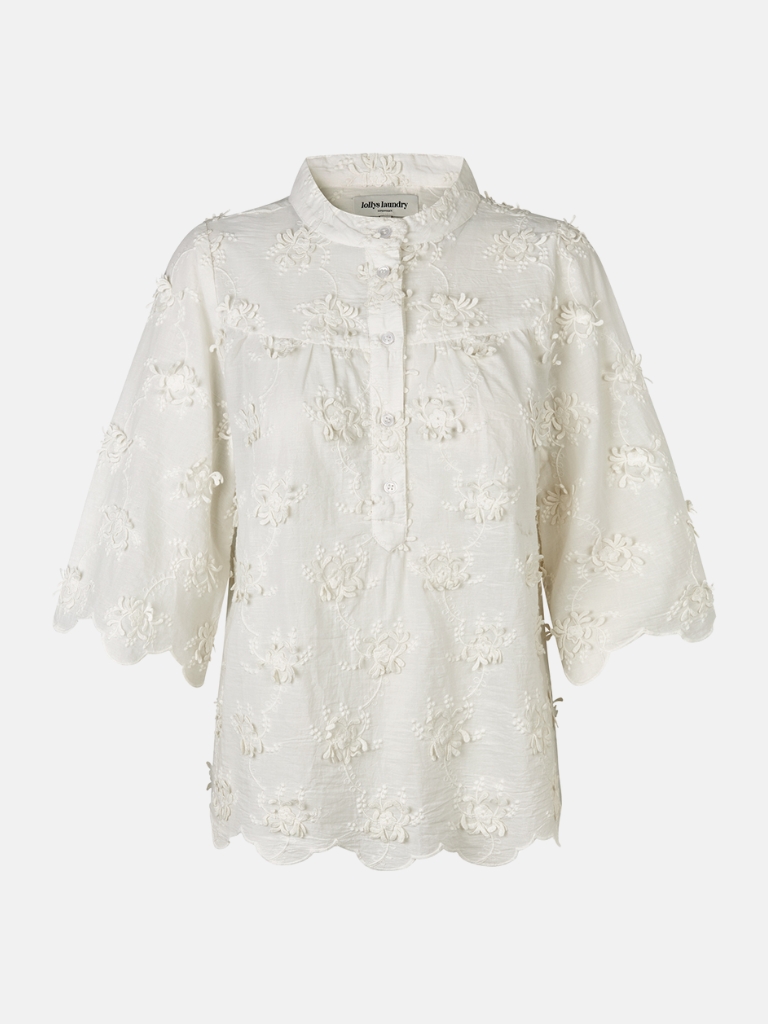 Blusen - LouiseLL SS, Creme