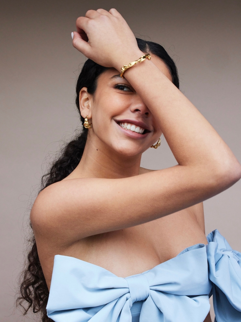 Ohrringe - Hammered Organic Studs (2.8cm) – Bild 2