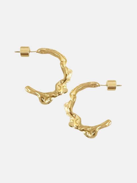 Ohrringe - Hammered Organic Studs (2.8cm)