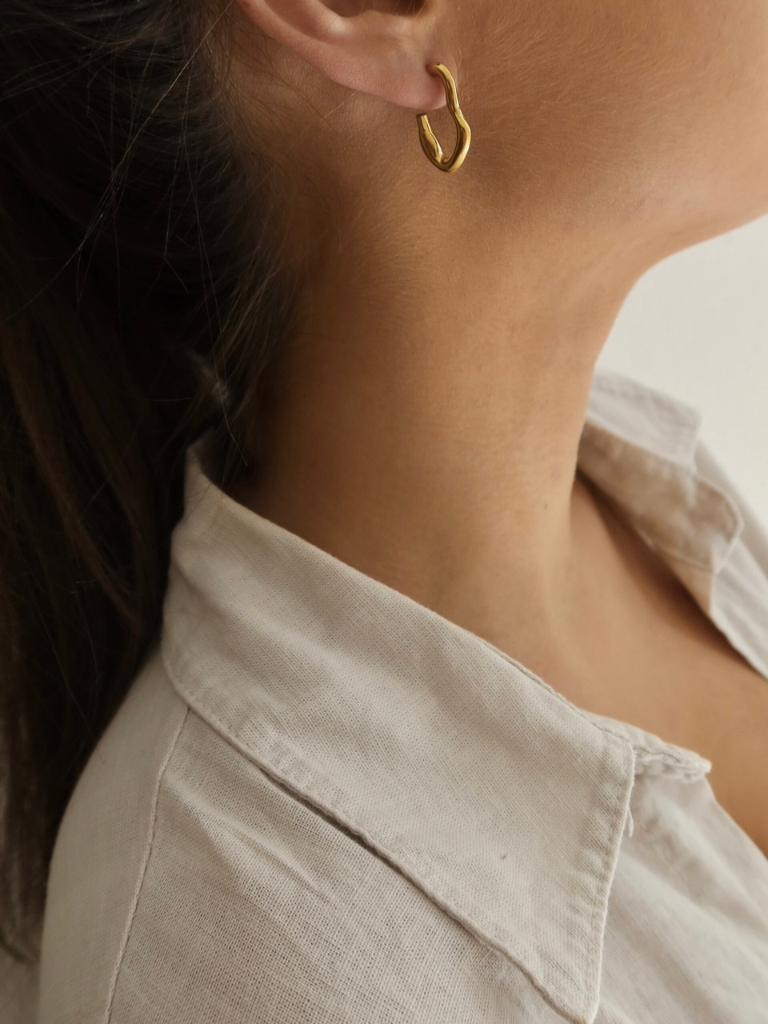 Ohrringe - Organic Studs (2cm) – Bild 3