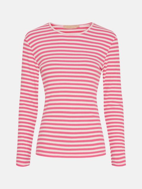 Shirt - MdcJosiane LS, Cardinale/Greggio