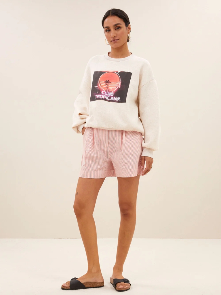 Shorts - Judy Stripe, Pink Seer – Bild 3