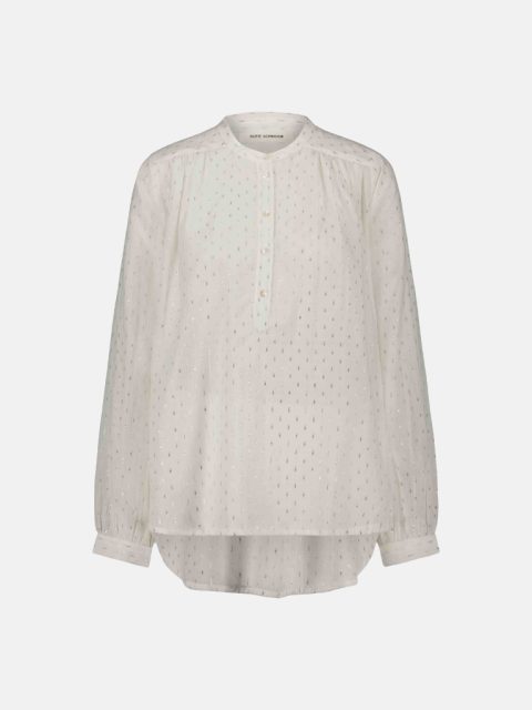 Blusen - Bodilsw, White Silver
