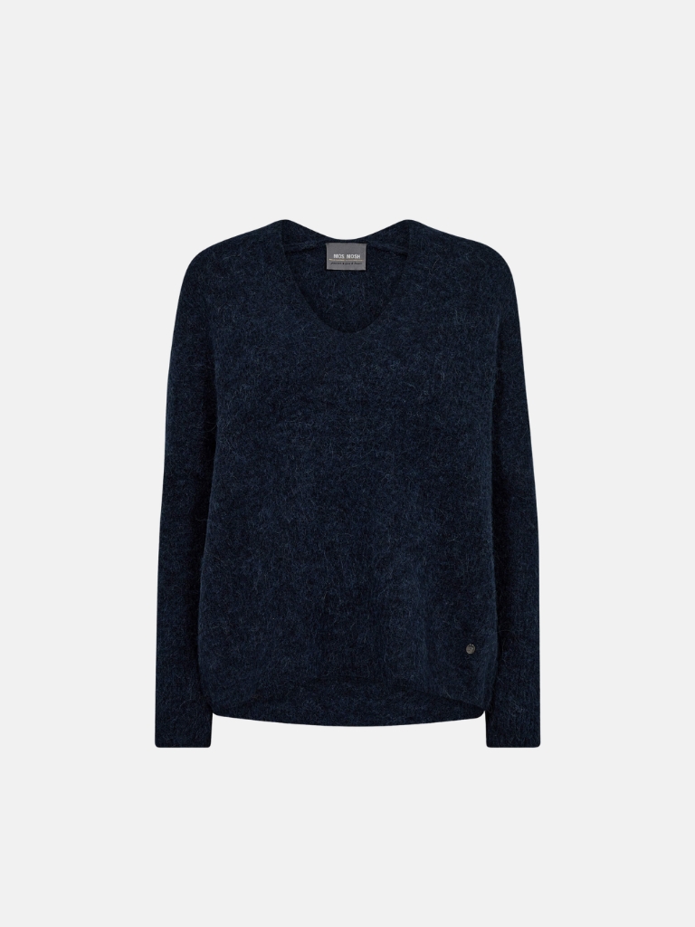 Strick - MMThora V-Neck, Salute Navy