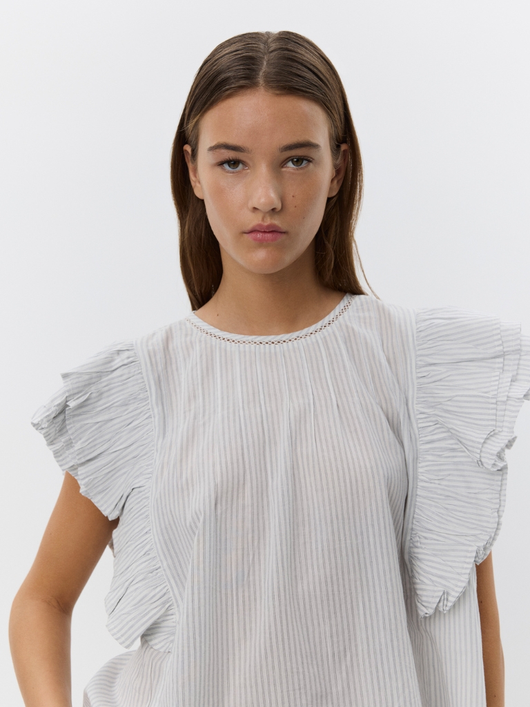 Top - Samarasw, Off White Navy – Bild 6