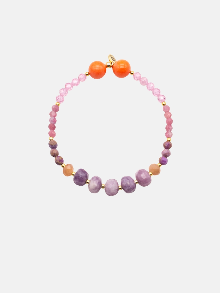 Armband - A25 Mala Single, Purple Mania