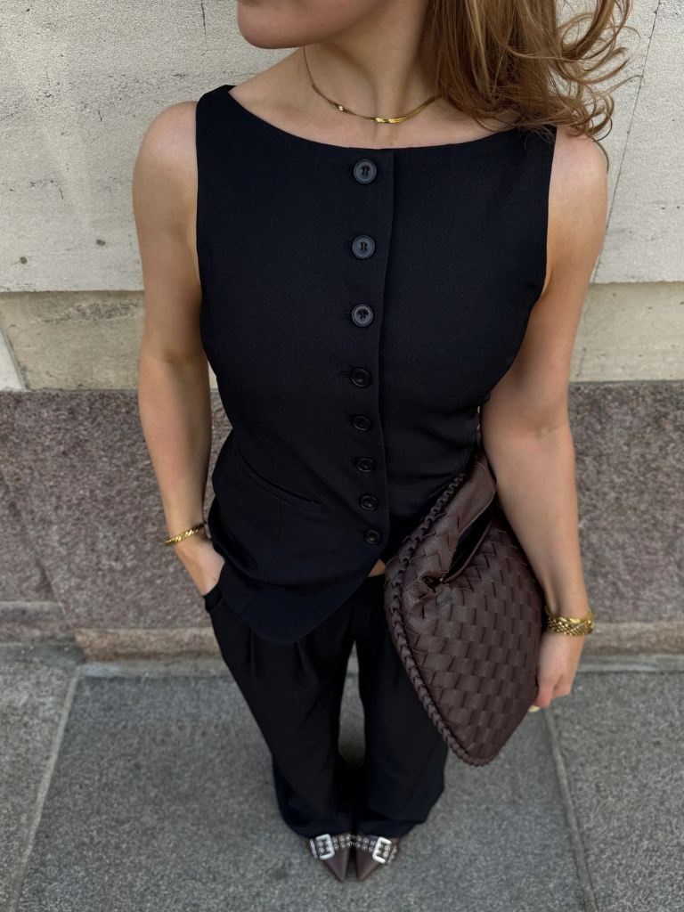 Gilet - Nora, Black