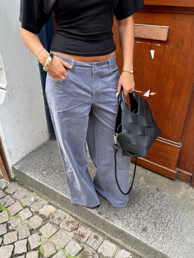 Hosen - Frederikke Corduroy, Denim Blue