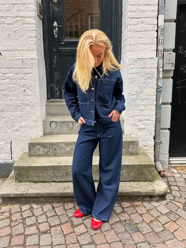 Jeans - Luna Denim, Navy Blue