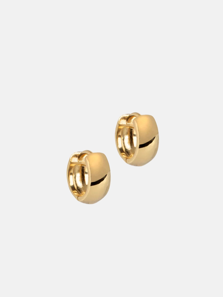 Ohrringe - Hoops, Classic Wide, 11 mm, Gold