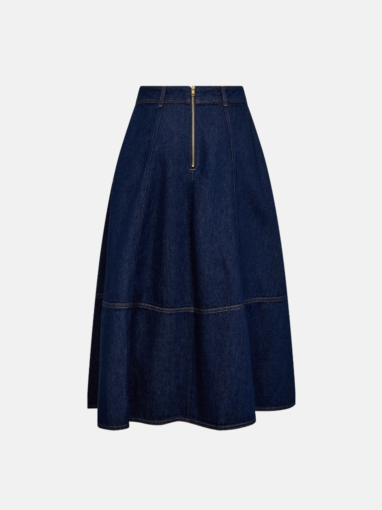 Jupe - MMCynthia A-skirt, Dark Blue Denim