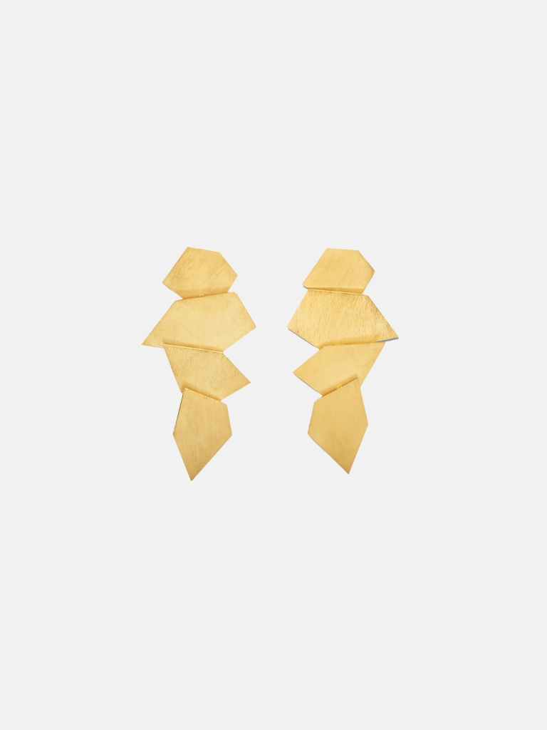 Ohrringe - Crystal, Gold
