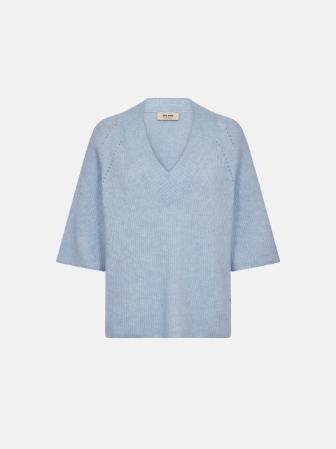 Strick - MMTaci V-Neck, Cashmere Blue
