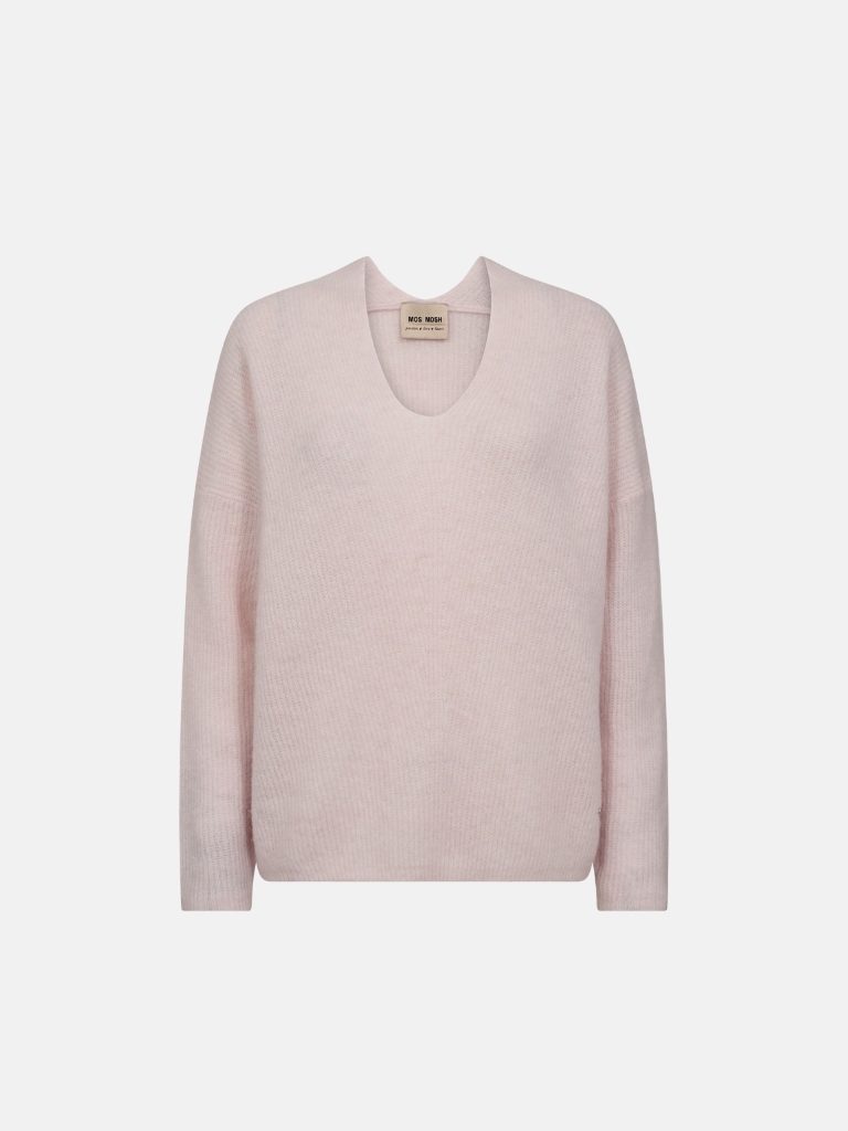 Strick - MMThora V-Neck, Ballet Slipper
