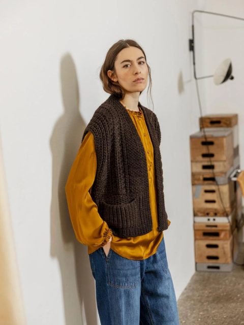 Alternative view of Gilet - Susie, Coffee